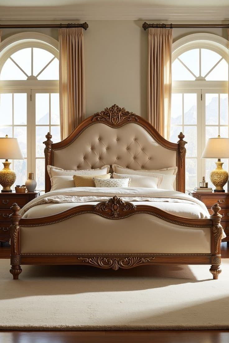 Heritage Teak Bed