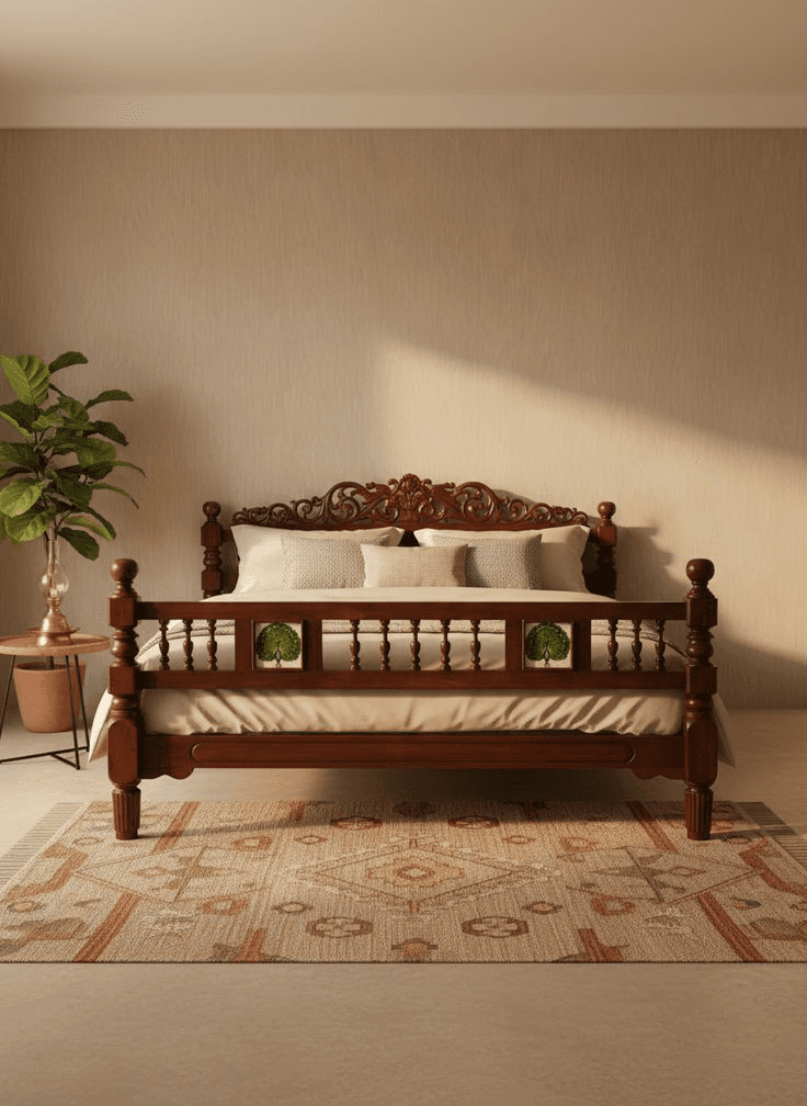 Heritage Teak Bed 3
