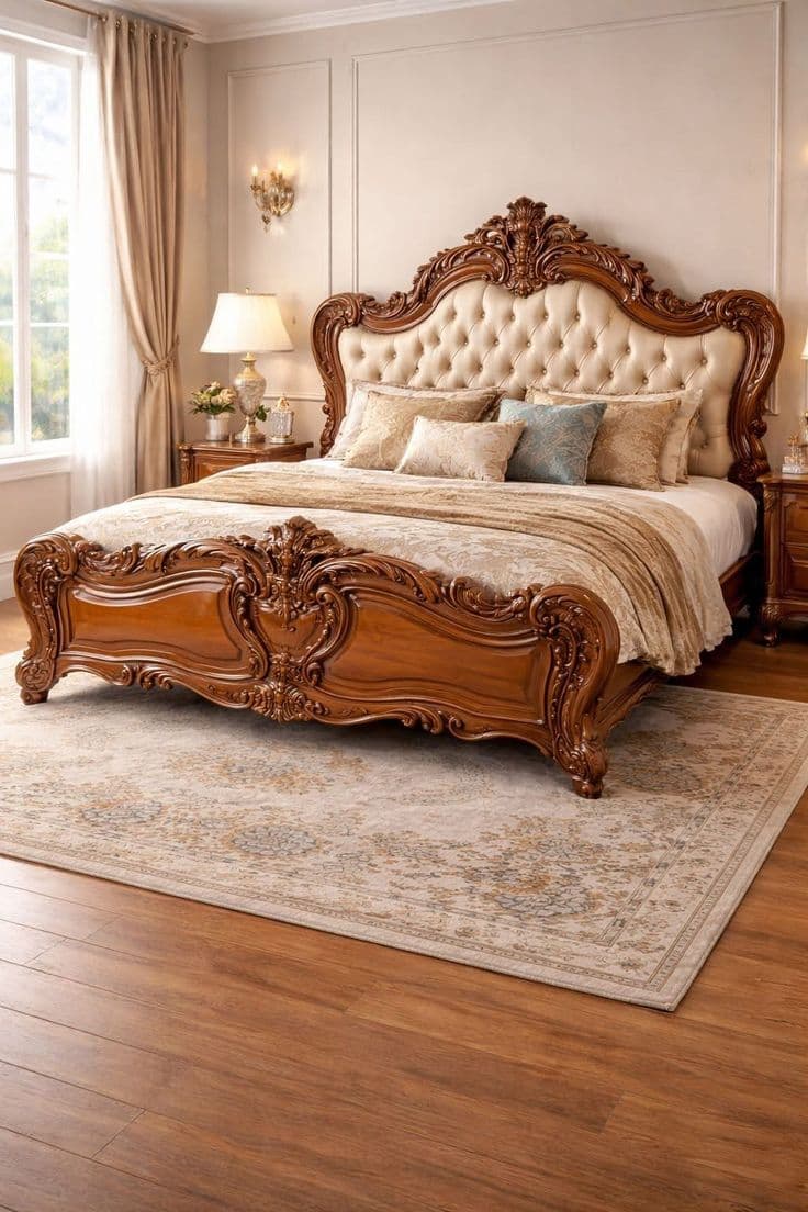 Heritage Teak Bed 4