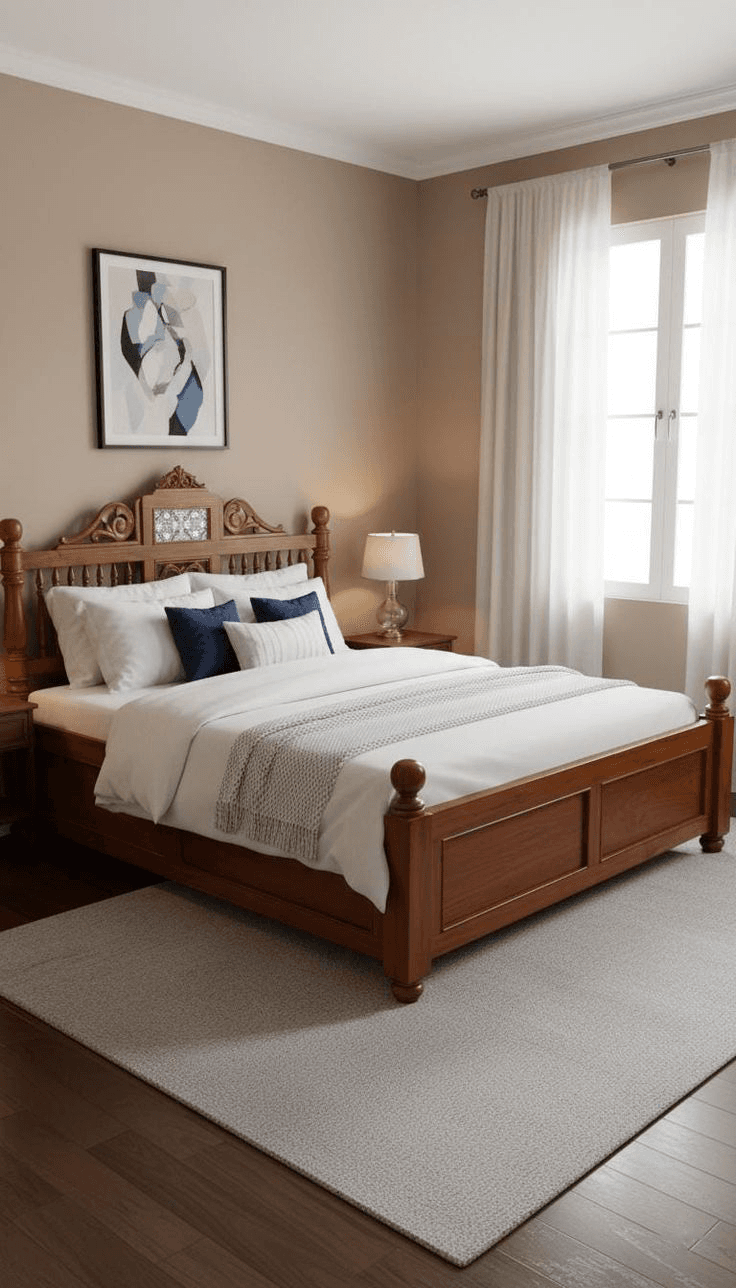 Heritage Teak Bed 5